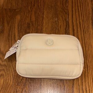 Lululemon Beige Wunder Puff Large Belt Bag